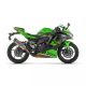 Silencieux Indy Race EVO homologué avec embout en carbone ARROW ZX-4R 2024-2025
