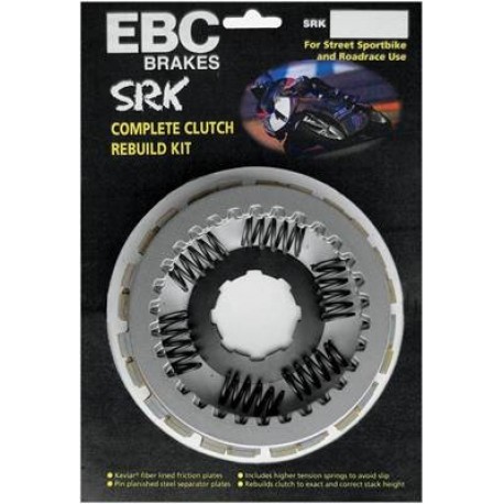 Kit embrayage complet EBC série SRK CBR600RR 2003-2016, CB600F 2007-2013, VFR800 2011-2016 Kit embrayage complet EBC série SRK CBR600RR 2003-2016, CB600F 2007-2013, VFR800 2011-2016