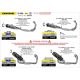 Ligne complète racing ou homologuée silencieux INDY RACE EVO Ninja 650/Z650 2024-2025