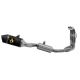 Ligne complète homologuée ou racing silencieux VELOCE aluminium noir ARROW Trident 660 2021-2024