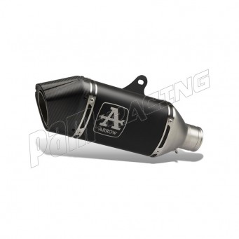 Silencieux homologué ou racing aluminium noir VELOCE ARROW Street Triple 765 R/RS 2020-2022