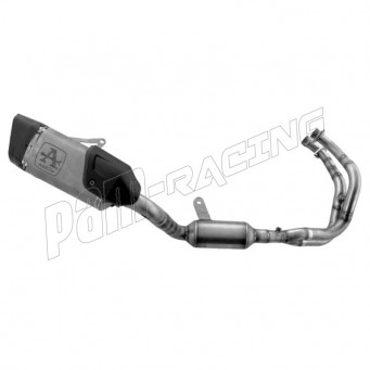 Ligne complète homologuée silencieux Pista ARROW R7 2021-2024