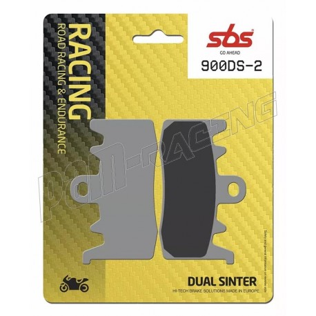 Plaquettes de frein avant racing dual sinter SBS 900DS-2