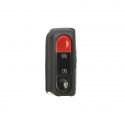 Commodo droit universel modèle 9A coupe-circuit poussoir sans connecteur DOMINO