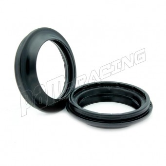Caches poussière TP ARI 43x55.70/60x5/14mm Aprilia, Ducati, Honda, Mv Agusta, Suzuki, Triumph, Yamaha pour fourche Ohlins