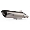 Silencieux inox/carbone homologué Euro 5 Akrapovic X-Max 125/ Tech Max 2020-2025