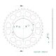 Couronne acier 520 SRT Sprockets TRIUMPH