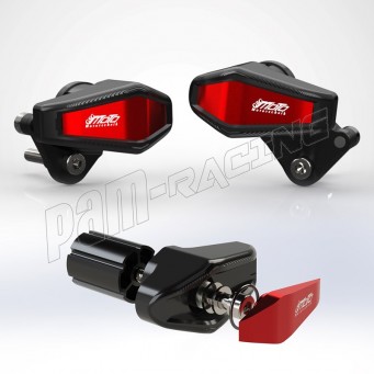 Tampons de protection STREET GSG MOTO CB 500 F/X 2013-2023, CB 500 Hornet 2024-2025, NX 500 2024-2025