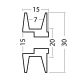 Diabolos support béquille 10 mm GSG MOTO RC125/RC390 2022-2024 aluminium