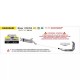 Silencieux Indy Race EVO homologué avec embout en carbone ARROW CBR500R 2024-2025