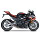 Demi-Ligne racing titane silencieux Konix SPARK RSV4,Tuono V4 2017-2025
