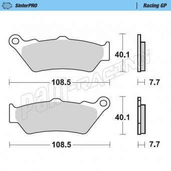 Plaquettes de frein avant Sinter Racing GP Moto-Master 93112
