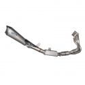 Ligne complète homologuée Euro5+ passage latéral silencieux KONIX EVO Street Triple 765 R/RS, Daytona Moto2 2023-2026 SPARK
