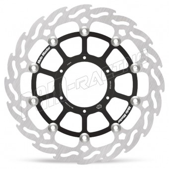 Disque de frein avant flottant FLAME 330 mm ep 5.0 mm CBR 900/954 RR 2000-2003, NRX 1800 Valkyrie Rune 2004-2006 Moto-Master 