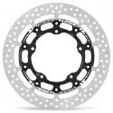 Disque de frein avant RACING 100% flottant HALO T-FLOATER 321 mm ep 7.1 mm R1/M, R6/RACE, R9 Moto-Master