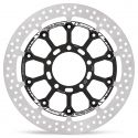 Disque de frein avant RACING 100% flottant HALO T-FLOATER 310 mm ep 6 mm Z1000/R, ZX-6R 636, ZX-10R, ZX-14R, Moto-Master 