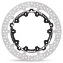 Disque de frein avant RACING 100% flottant HALO T-FLOATER 320 mm ep 6.0 mm RC/Duke 125/200/390, Scrambler 400 X Moto-Master