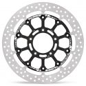 Disque de frein avant RACING 100% flottant HALO T-FLOATER 321 mm ep 7.1 mm MV AGUSTA Moto-Master
