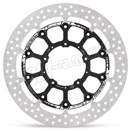 Disque de frein avant RACING 100% flottant HALO T-FLOATER 321 mm ep 7.1 mm CBR1000RR/SP 2017-2019 Moto-Master
