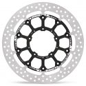 Disque de frein avant RACING 100% flottant HALO T-FLOATER 321 mm ep 7.1 mm CBR1000RR/SP 2017-2019 Moto-Master