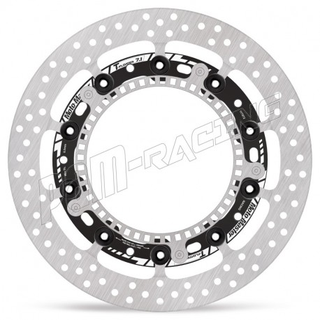 Disque de frein avant RACING 100% flottant HALO T-FLOATER 321 mm ep 7.1 mm BMW Moto-Master