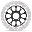 Disque de frein avant RACING 100% flottant HALO T-FLOATER 320 mm ep 6 mm  Monster 996/998 S4R/RS, S2R 1000, 1100S Moto-Master