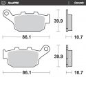 Plaquettes de frein arrière céramique RoadPro MOTO MASTER BUELL, HONDA, MOTO-GUZZI, SUZUKI, TRIUMPH, YAMAHA