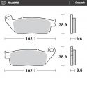 Plaquettes de frein avant ou arrière céramique RoadPro MOTO MASTER BUELL, CAGIVA, HONDA, HYOSUNG, KAWASAKI, KYMCO, MASH, SUZUKI