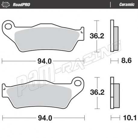 Plaquettes de frein avant céramique RoadPro MOTO MASTER BMW