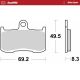 Plaquettes de frein avant RoadPRO Sinter sport  MOTO MASTER INDIAN, KAWASAKI, SUZUKI, TRIUMPH, VICTORY