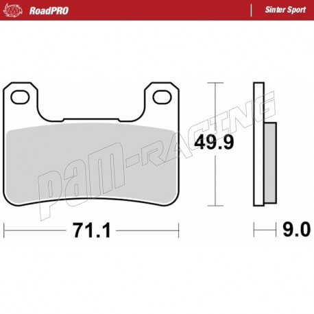 Plaquettes de frein avant RoadPRO Sinter sport MOTO MASTER KAWASAKI, SUZUKI