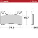 Plaquettes de frein avant RoadPRO Sinter sport MOTO MASTER KAWASAKI, SUZUKI MASTER CBR600RR, CB1000R, CBR1000RR, VFR 800X