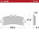 Plaquettes de frein avant RoadPRO Sinter Sport MOTO MASTER 