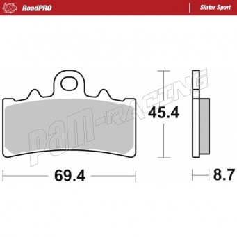 Plaquettes de frein avant RoadPRO Sinter sport MOTO MASTER BMW, FANTIC, HUSQVARNA, KTM, TRIUMPH