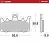Plaquettes de frein avant RoadPRO Sinter sport Moto-Master