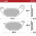 Plaquettes de frein avant RoadPRO Sinter sport MOTO MASTER MT-03/R3 2015-2025