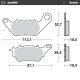 Plaquettes de frein arrière céramique RoadPro MOTO MASTER MT-03/R3 2015-2025, X-Max 125/300 2017-2024