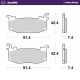 Plaquettes de frein avant RoadPRO Carbone Racing MOTO MASTER RSV4 1100/Factory, Panigale V4/S, Streetfighter V4/S, 990 RC-R