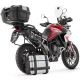 Silencieux homologué ou racing  aluminium noir VELOCE ARROW Tiger 850/900 2020-2023 avec valises latérales