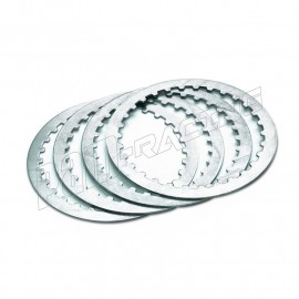 Kit 4 disques lisses d'embrayage acier TRW/LUCAS XV125/S 1997-2001, XV250/S 1989-2004