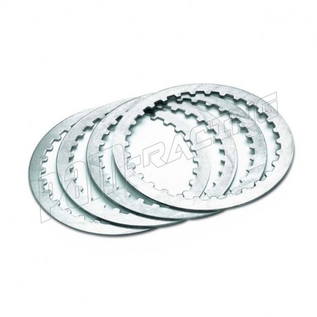 Kit 4 disques lisses d'embrayage acier TRW/LUCAS XV125/S 1997-2001, XV250/S 1989-2004