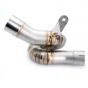 Tube intermédiaire titane pour silencieux GTR0105TOM 1200 Speed Triple RR/RS 2021-2024 SPARK