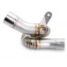 Tube intermédiaire titane pour silencieux GTR0105TOM 1200 Speed Triple RR/RS 2021-2024 SPARK