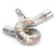 Tube intermédiaire titane pour silencieux GTR0105TOM 1200 Speed Triple RR/RS 2021-2024 SPARK