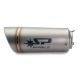 Demi-ligne racing inox/titane silencieux Grid-O SPARK Speed Triple 1200RS/RR 2021-2024