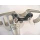 Paire de Tés de fourche taillés masse avec clé ZX6R636 2024-2025 IMA Special Parts