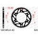 Couronne acier 520 GSXR 600/750/1000 / R1 / R6 / FZ1 / FZ6 / MT-09 / XJR 1300 AFAM