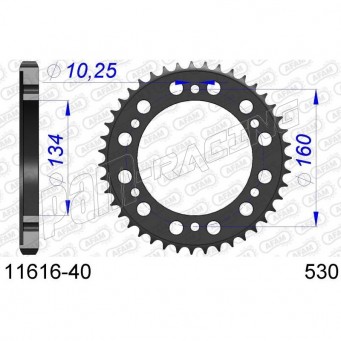 Couronne Aluminium AFAM 530 HONDA 11616