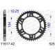 Couronne Aluminium AFAM 525 HONDA CBR600RR 2003-2024, CBR1000RR 2004-2024, VTR1000 SP1/SP2