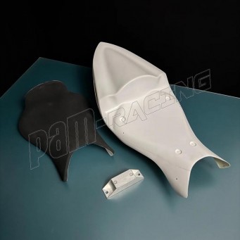 Coque arrière racing fibre de verre MOTO2STYLE Daytona 675 2013-2016, Street Triple 675 2013-2016, Street Triple 765 2017-2026